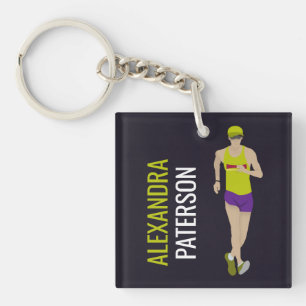 Race Walking Keychain