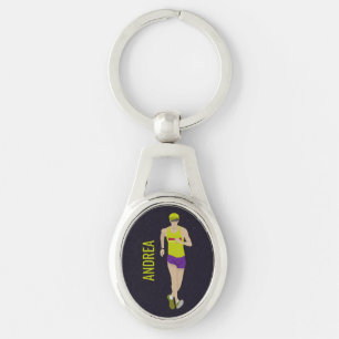 Race Walking Keychain