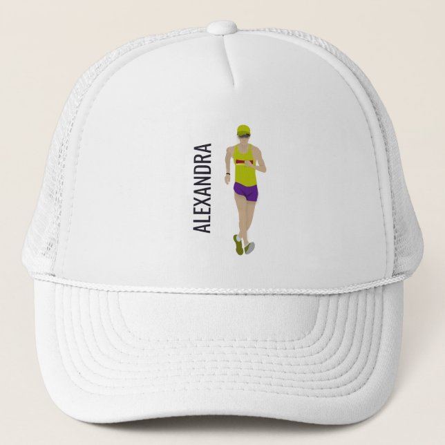 Race Walking Trucker Hat (Front)