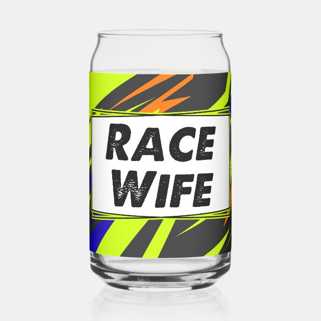 Race Wife Can Glass (Left)