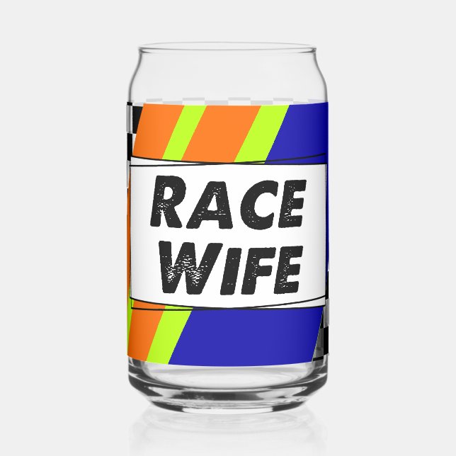 Race Wife Can Glass (Left)