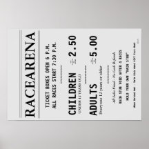 RACEARENA TICKET BOX OFFICE BILL DANBURY FAIR 2