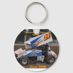 racecar, Crew 2006, Hammerdown Motor Sports Keychain