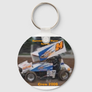racecar, Crew 2006, Hammerdown Motor Sports Keychain