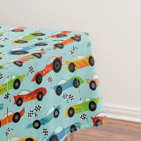 Racecar pattern car birthday party