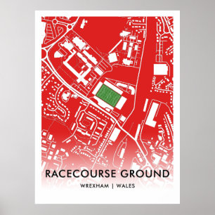 Racecourse Ground Poster – Home of Wrexham AFC