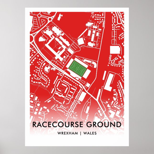 Racecourse Ground Poster – Home of Wrexham AFC (Front)