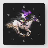 Racehorse and Jockey Artistic