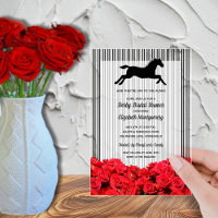 Racehorse and Red Roses Derby Bridal Shower