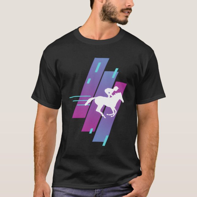 Racehorse Off Track Thoroughbred Ottb T-Shirt (Front)