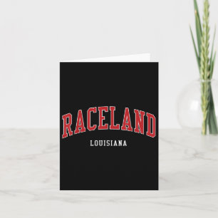 Raceland Louisiana College University Style Card
