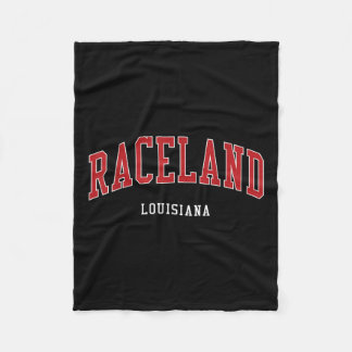 Raceland Louisiana College University Style Fleece Blanket