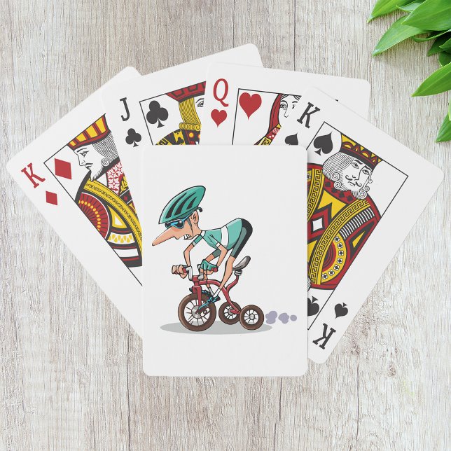 Racer On Tricycle Playing Cards (Creator Uploaded)