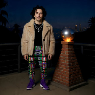 Racer Plaid Leggings