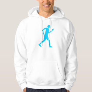 Racewalking - Sky Blue Hoodie