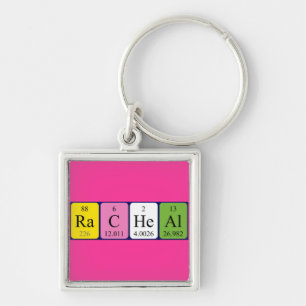 Racheal periodic table name keyring