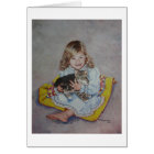 Rachel et son chaton