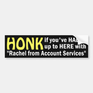 Rachel from Account Services Sticker