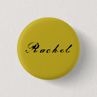 Rachel from Orphan Black calligraphy antique 1 Inch Round Button