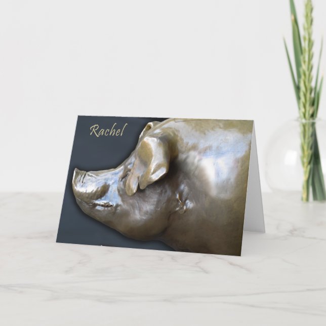 RACHEL la carte de voeux de TIRELIRE (Devant)