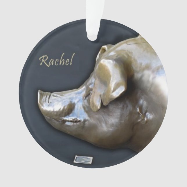 RACHEL l'ornement de TIRELIRE (devant)