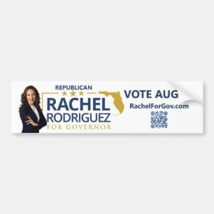 Rachel Rodriguez for Florida Governor Bumper Stick Sticker