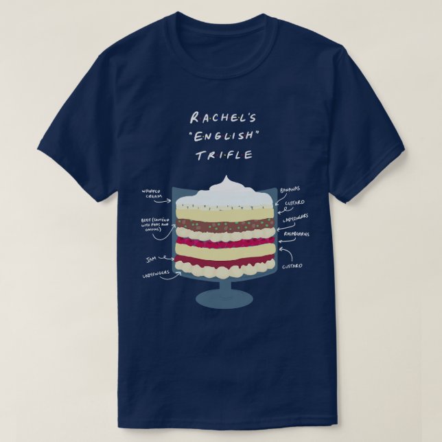 Rachels English Trifle T-Shirt (Design Front)