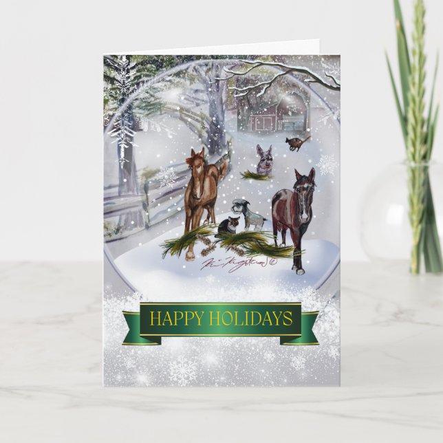 RACHELS  gang 2024 Folded Holiday Card (Front)