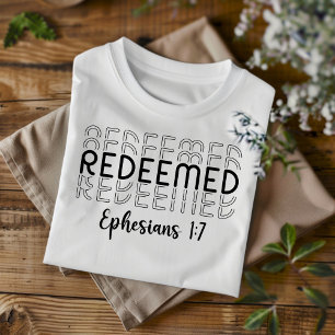 Racheté pour les hommes et les femmes T-shirt chré