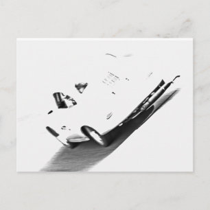 Racing A Shadow Postcard