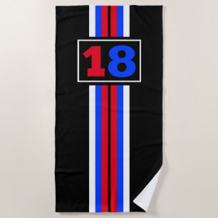 RACING BEACH TOWEL