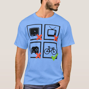 Racing Bicycle Road Bike Cyclist Funny Quotes Gift T-Shirt