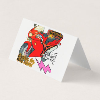 Racing Bike Art Speed Business Card