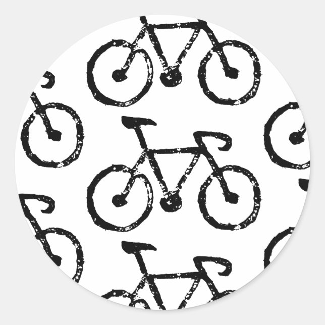 Racing Bike Print Sticker (Front)