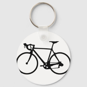racing bike - racer bicycle keychain