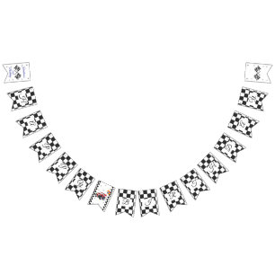 Racing Birthday Party   Fast One & Two fast Bunting Flags
