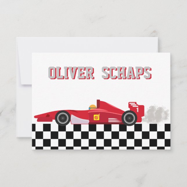 Racing Boys Merci Note (Devant)