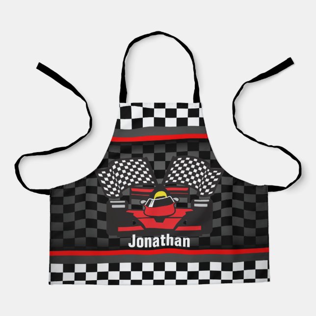 Racing Car Design Apron (Front)