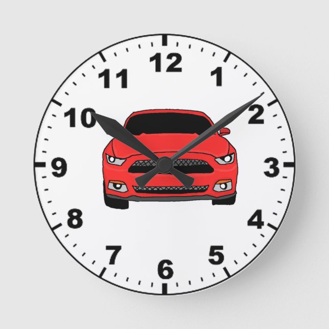 Racing car design wall clocks (Front)