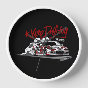 RACING CAR KEEP DRIFTING AND SCRAPE IT! CLOCK