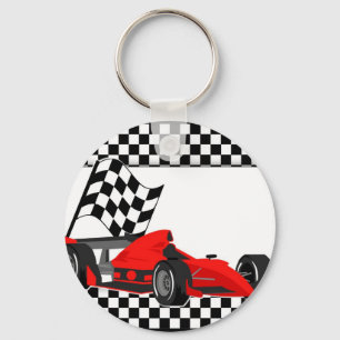 Racing Car Key Chain