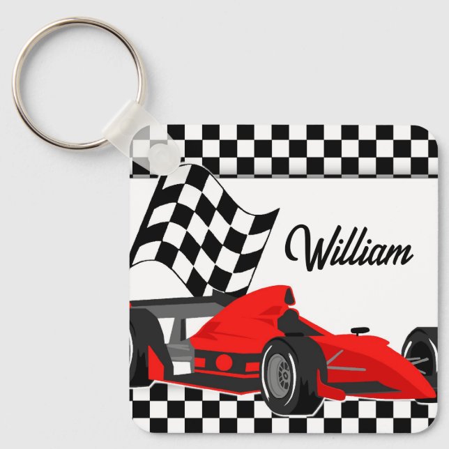 Racing Car Key Chain (Front)