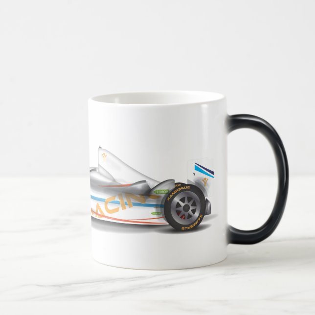Racing Car Magic Mug (Right)