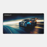 Racing Car Modern Custom Personalized Name