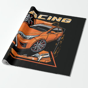 Racing Car _ Motor (101) Wrapping Paper