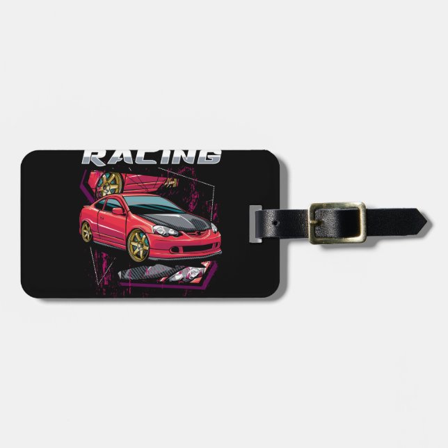 Racing Car _ Motor (102) Luggage Tag (Front Horizontal)