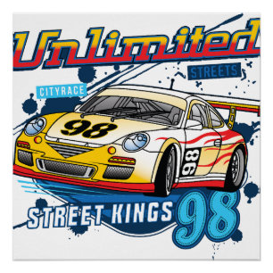 Racing Car _ Motor 1 Poster