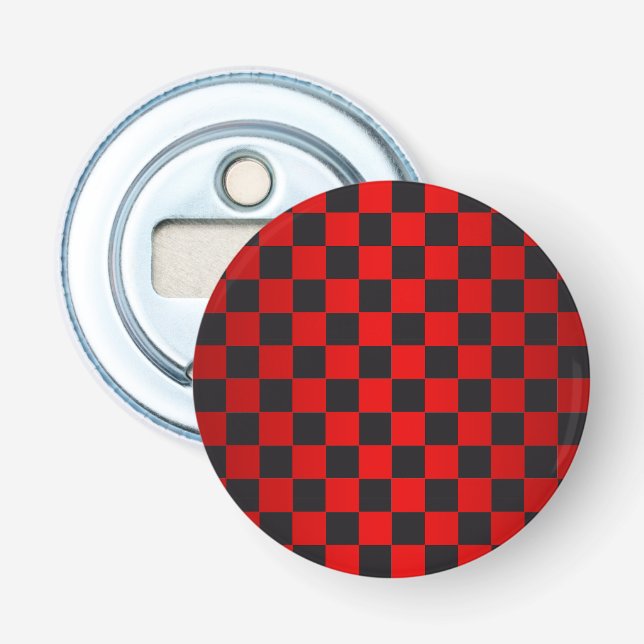 Racing Car Pattern + your background colour Bottle Opener (Front)
