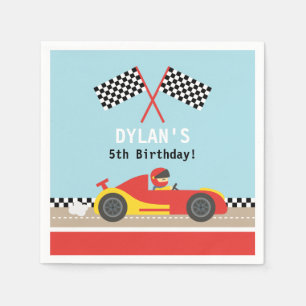 Racing Car Racer Boys Birthday Party Napkins