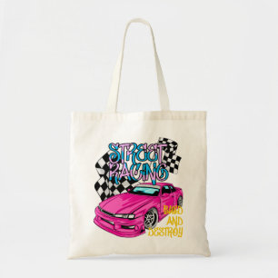 Racing Car Urban Streetwear  Tote Bag